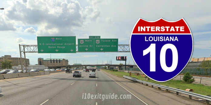 960x480-i-10-louisiana-exit-232 Louisiana I-10 Traffic | I-10 Construction | I-10 Exit Guide