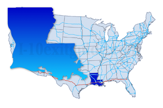 Map of Louisiana Cities - Louisiana Interstates, Highways Road Map 