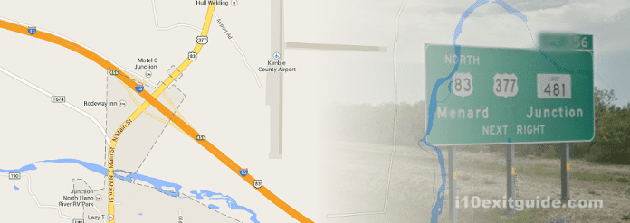 I-10 Exit Guide | Great Overnight Stops | Junction, Texas