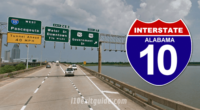 Alabama DOT Halts Temporary Lane Closures for Labor Day Weekend Alabama I-10 Traffic | Alabama I-10 Construction | I-10 Exit Guide