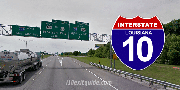 Louisiana I-10 Traffic | Louisiana I-10 Construction | I-10 Exit Guide