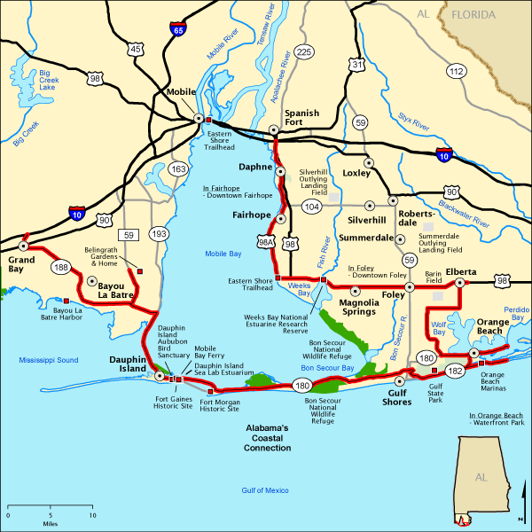 Alabama's Coastal Connection | I-10 Exit Guide