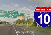 Multiple I-10 Ramp Closures, Detours Thru September 18 in Jacksonville Florida I-10 Traffic | Florida I-10 Construction | I-10 Exit Guide