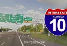 Multiple I-10 Ramp Closures, Detours Thru September 18 in Jacksonville Florida I-10 Traffic | Florida I-10 Construction | I-10 Exit Guide
