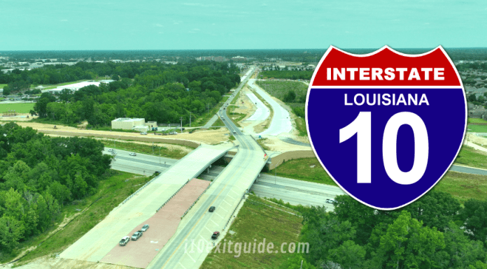 Louisiana DOTD Celebrates Completion of Pecue Lane/I-10 Interchange Project Louisiana I-10 Traffic | I-10 Construction | I-10 Exit Guide