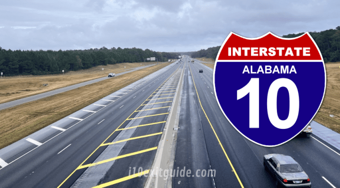 Alabama DOT Suspends Interstate Lane Closures for the July 4th Holiday Alabama I-10 Traffic | I-10 Construction | I-10 Exit Guide