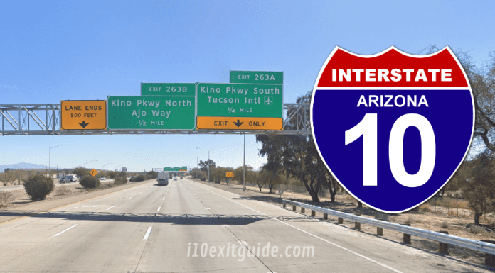 Arizona DOT Reaches Halfway Mark on I-10 Widening Project in Tucson Arizona I-10 Traffic | I-10 Construction | I-10 Exit Guide
