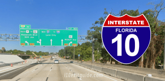 I-10 Ramp to US 17 (Exit 361) Closed, Detoured in Jacksonville Florida I-10 Traffic | I-10 Construction | I-10 Exit Guide
