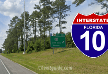 I-10 Ramp Closures, Detours Planned at I-10 Exit 283 in Live Oak Florida I-10 Traffic | I-10 Construction | I-10 Exit Guide
