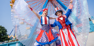 Six Flags Celebrates America’s 250th Anniversary Six Flags | I-10 Exit Guide