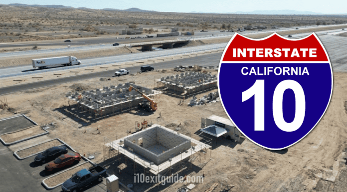 Caltrans Continues Rest Area Rebuilds on I-10 in Cactus City I-10 California Traffic | I-10 Construction | I-10 Exit Guide