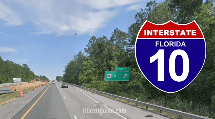 I-10 Ramp, Lane Closures in Escambia County: November 1–5 I-10 Florida Traffic | I-10 Construction | I-10 Exit Guide